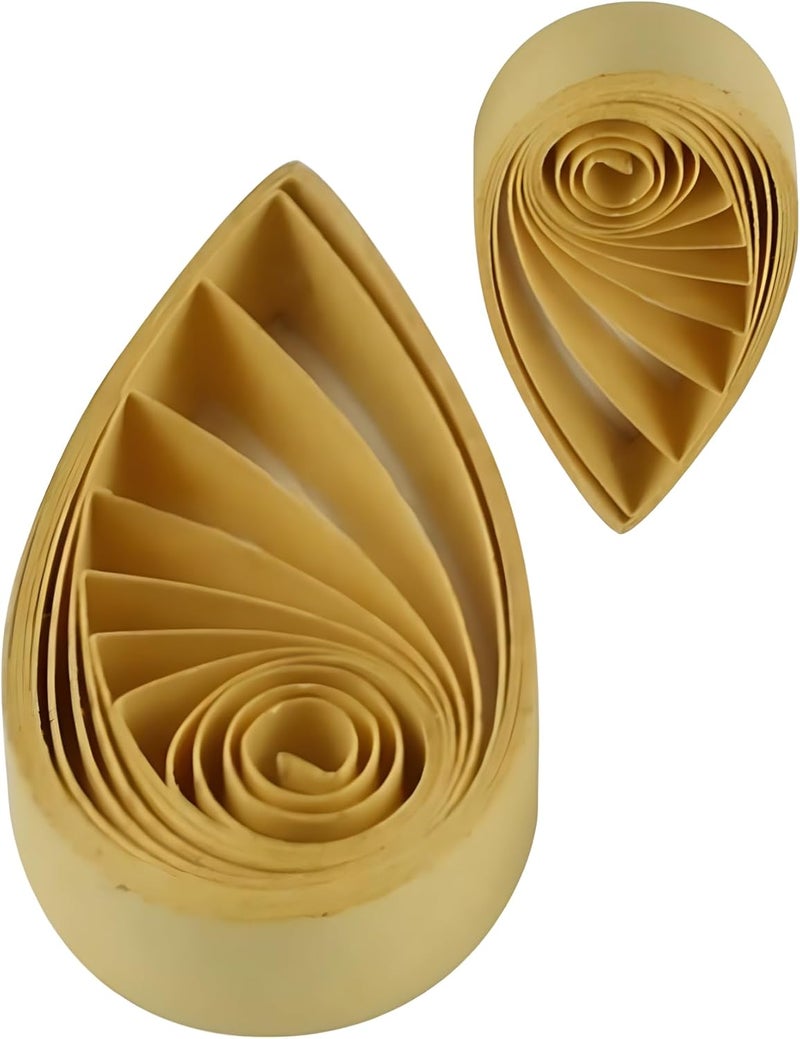 DoingDo Brown Toned Quilling Paper Strips 5mm in Shades of Chocolate-120pc/set 21inch Length-Quilling Strip Set Pastel-Colored (Camel) - Image 1